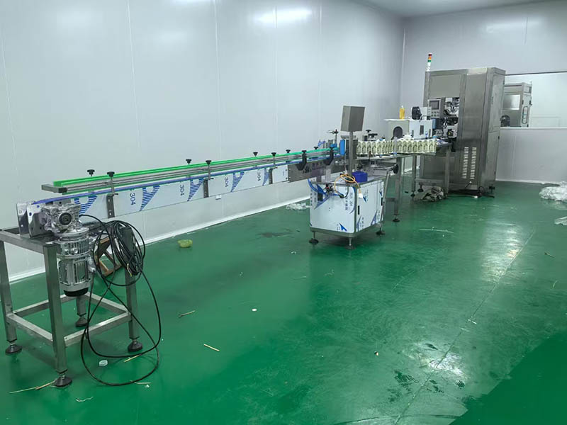 沂南食用油灌裝生產線安裝完畢